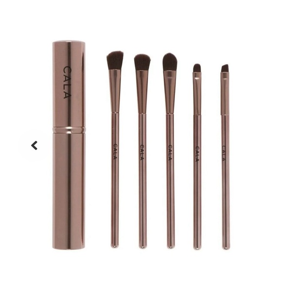 CALA Rose Gold Eye Makeup Brush Set NWT - Picture 2 of 3